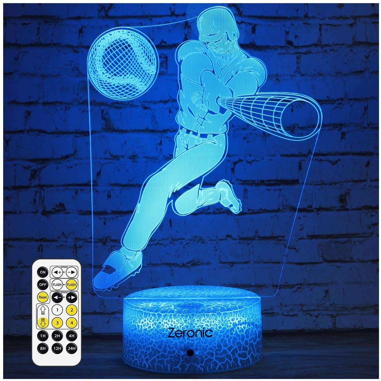 Lampara Holografica Baseball