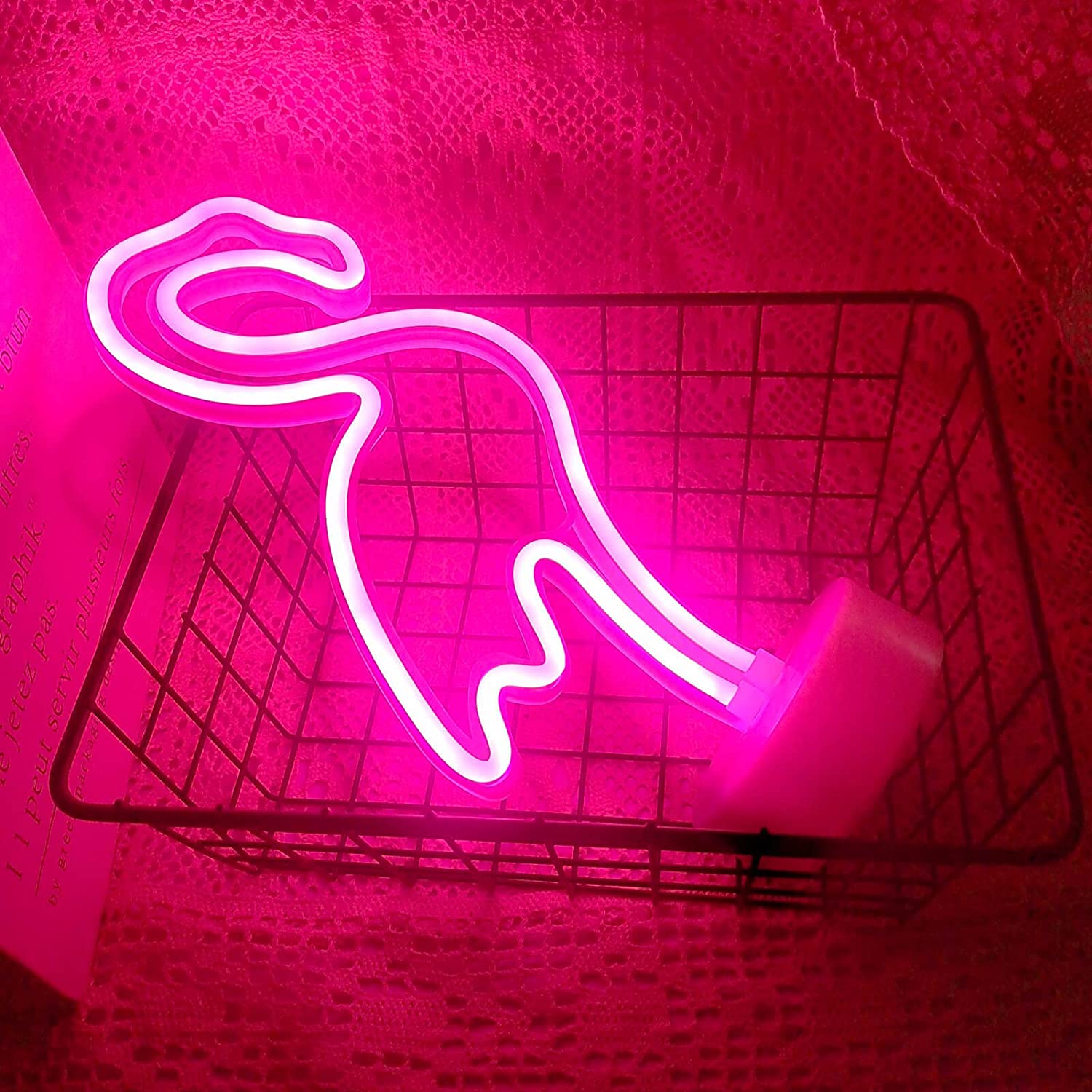 Flamingo Lampara Led 3D