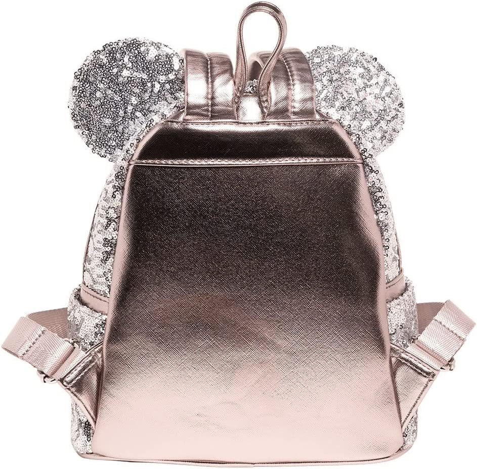 Mickey Mouse Mochila Lentejuelas Rosegold