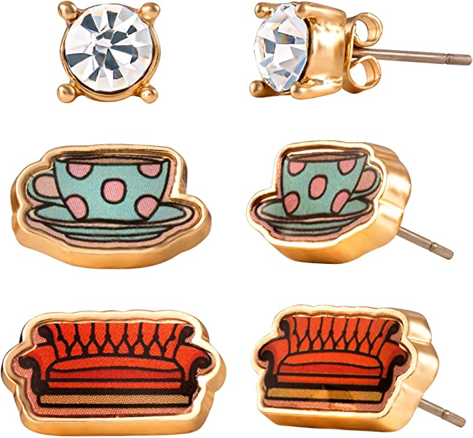 Friends Aretes Set 3 Pcs