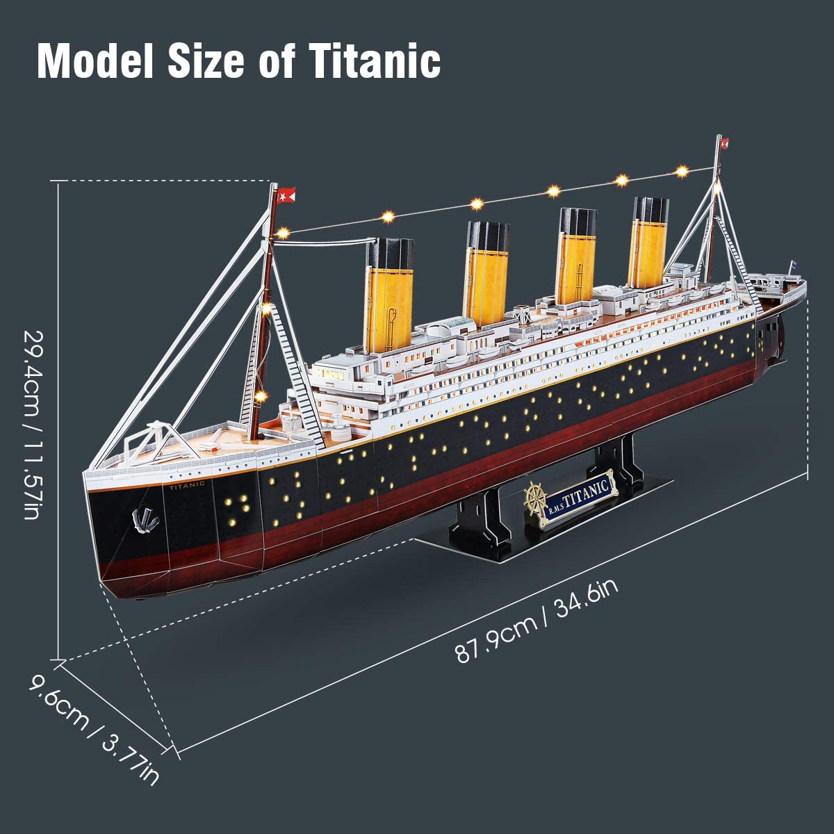 Titanic Barco 3D Armable