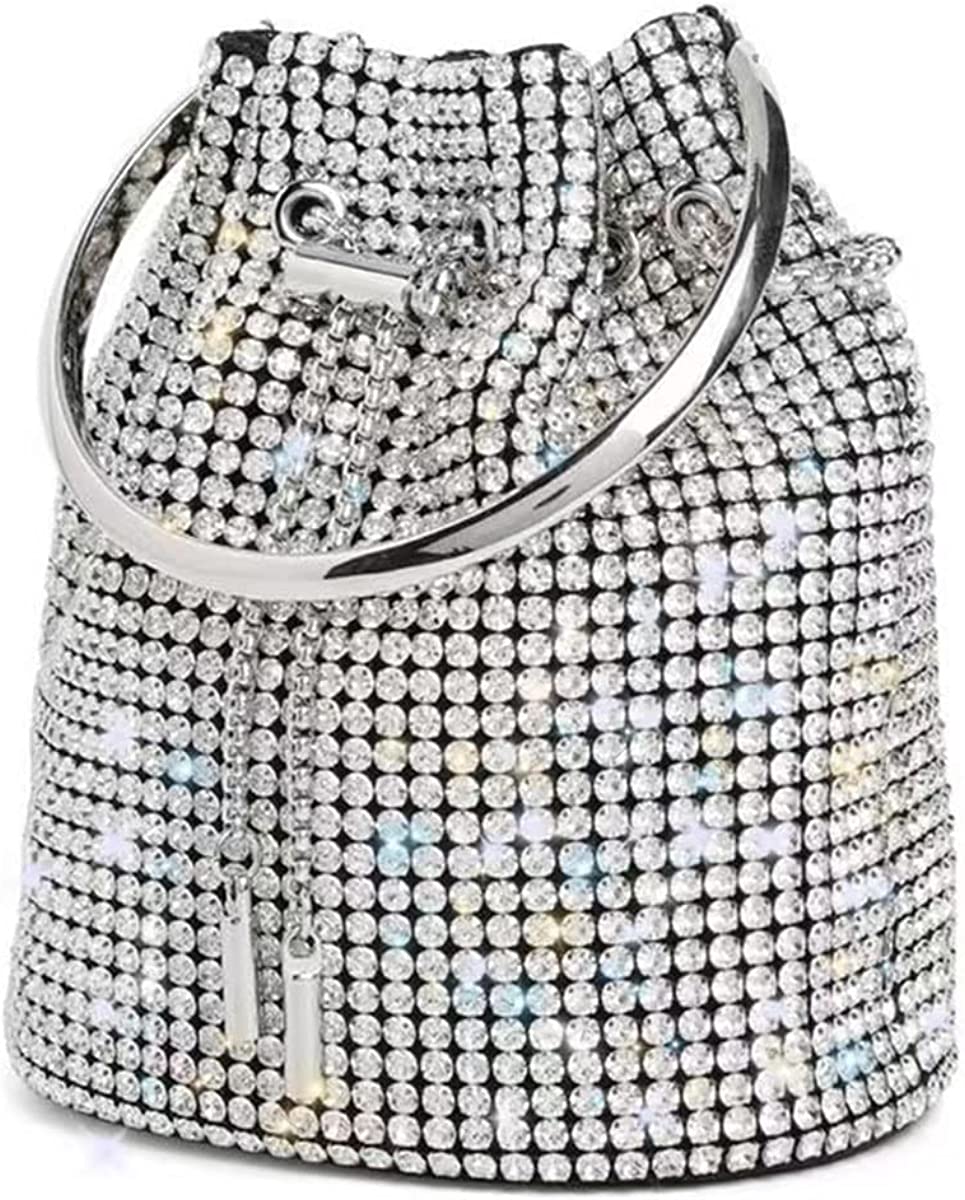 Bolsa Diamantes Dorakk Plateada