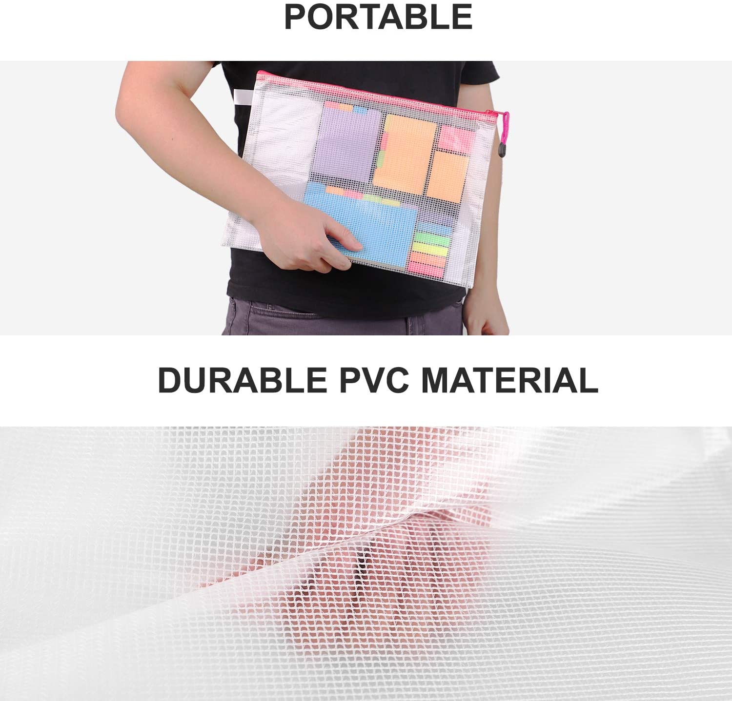 Paquete 18 Bolsas Lapiceras Colores Transparente