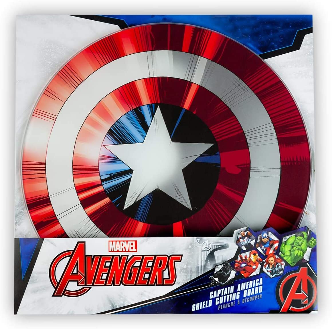 Marvel Escudo Capitan America Tabla Para Cortar Cocina