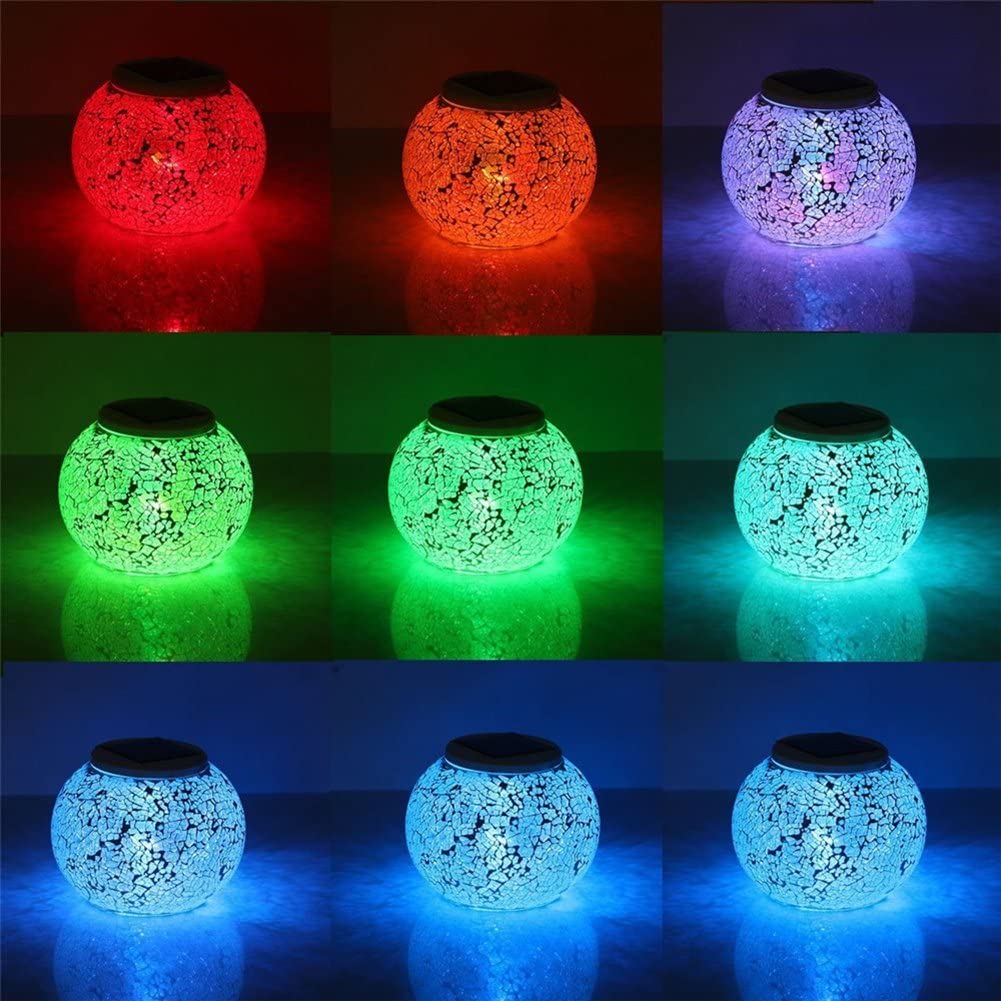 Luces Solares Para Mesa Lampara Luna