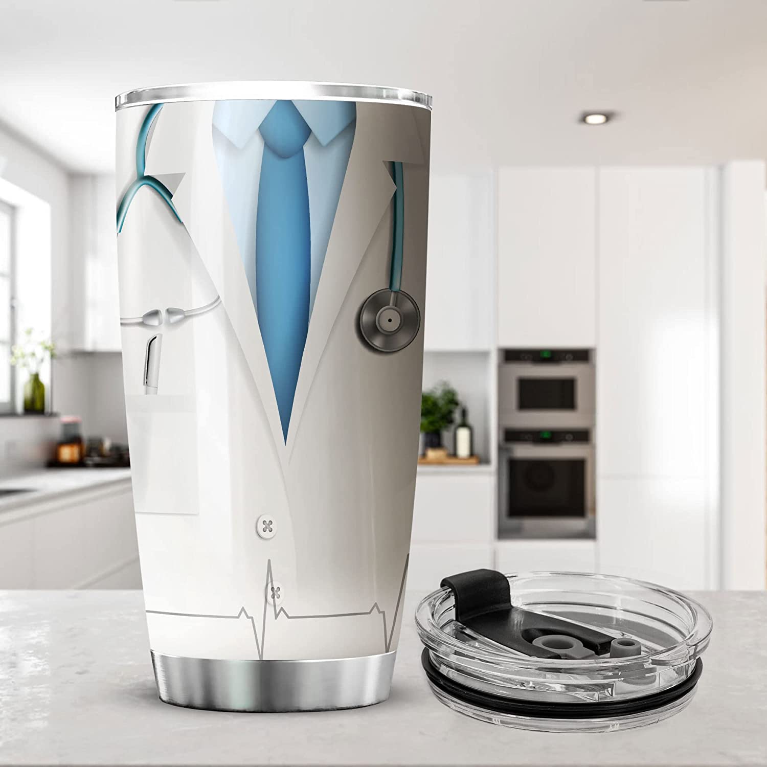 Termo Cafe Medico Doctor Receta