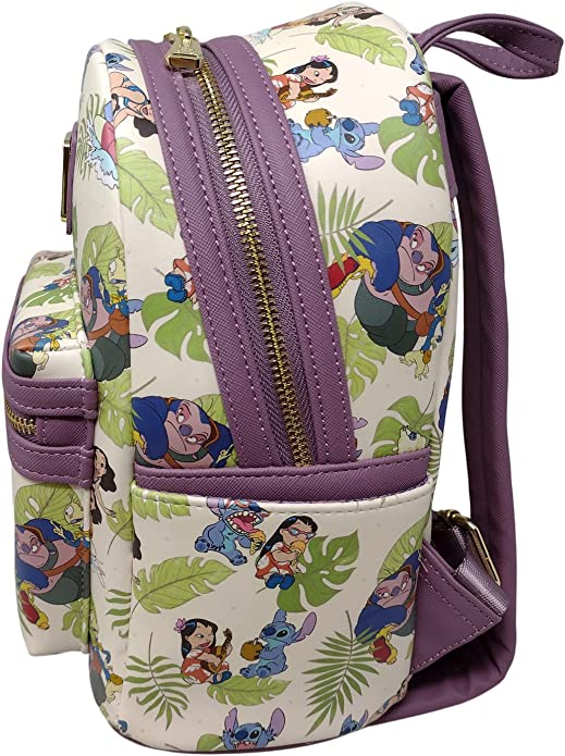 Lilo & Stitch Mochila Allover Personajes Edicion Especial