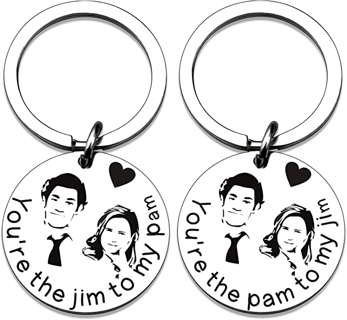 The Office Llavero Pareja Pam & Jim