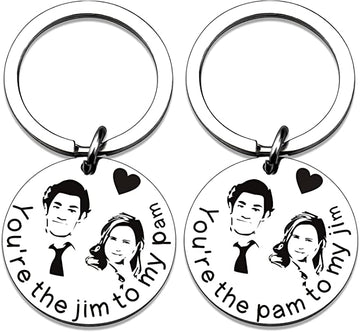 The Office Llavero Pareja Pam & Jim