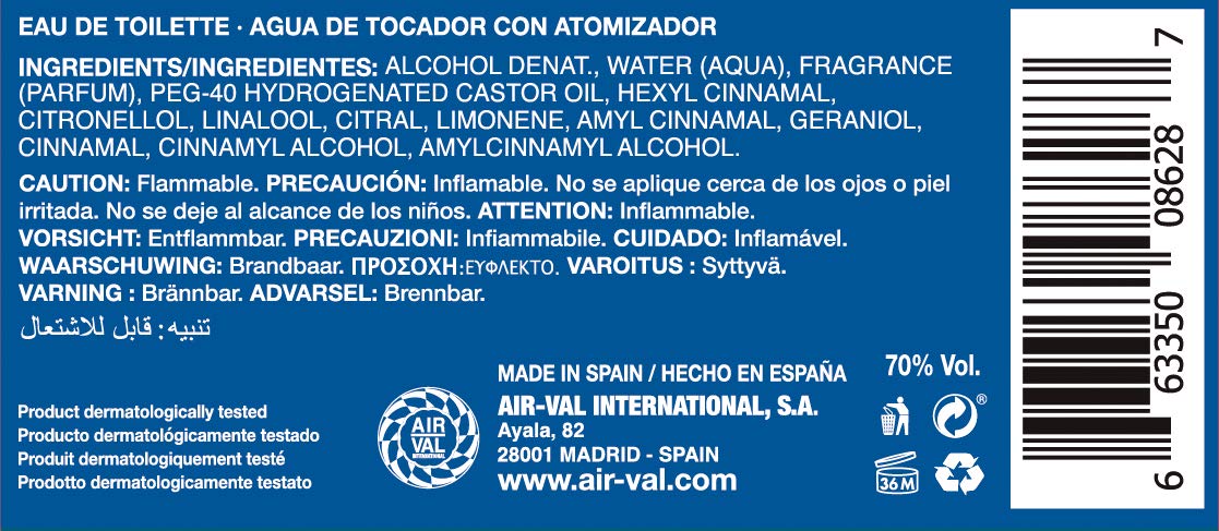 Marvel Capitan America Fragancia Perfume