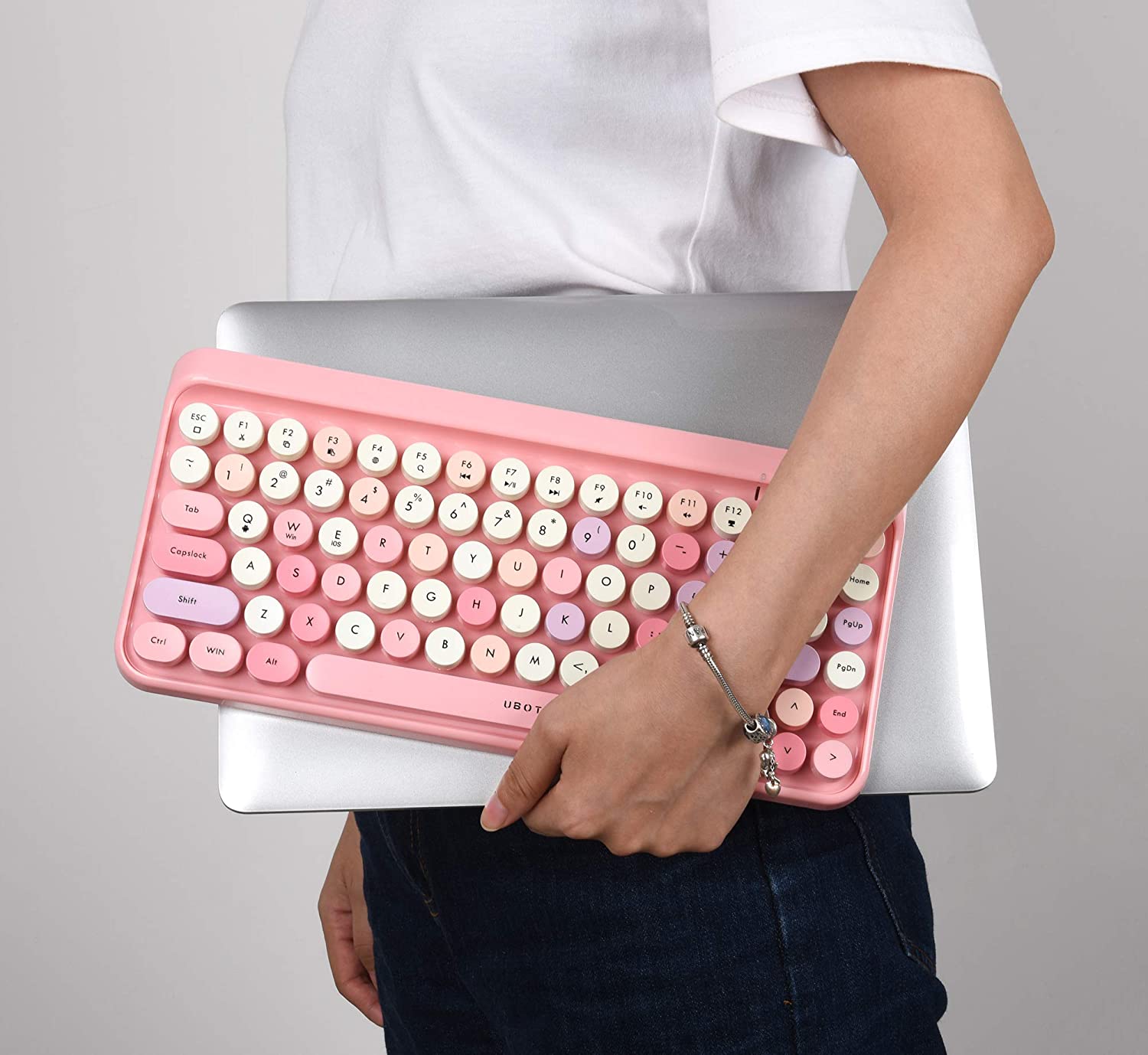 Teclado Portatil Bluetooth Colores