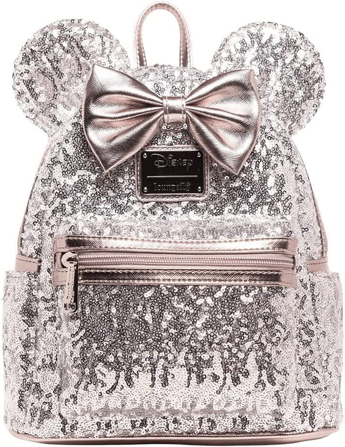 Mickey Mouse Mochila Lentejuelas Rosegold