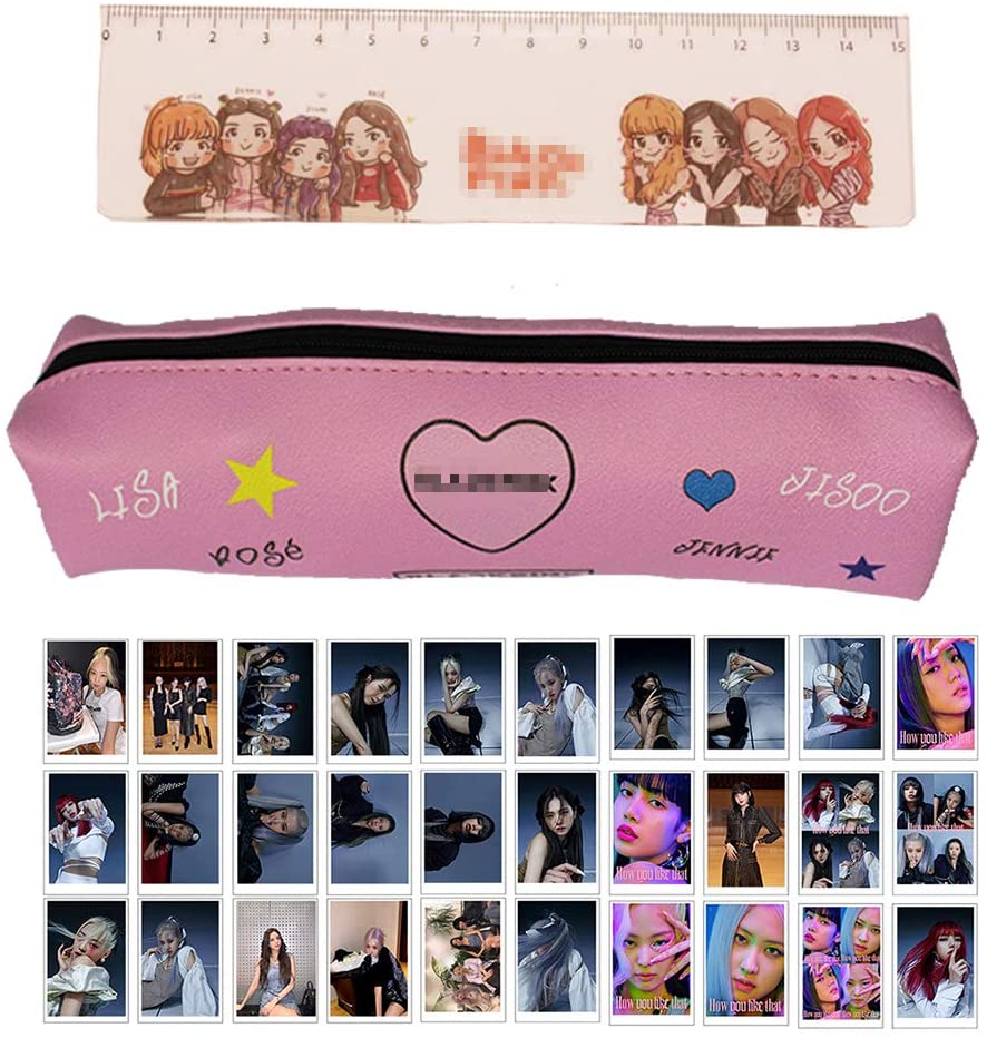 Black Pink Set Oficina Lapicera Cuaderno