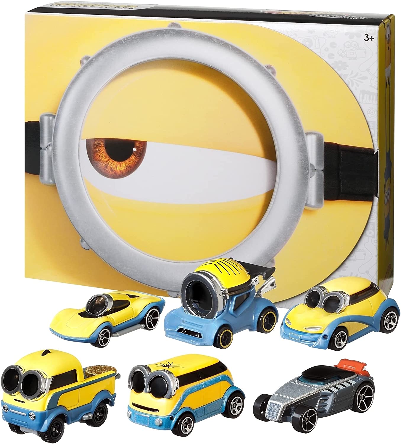 Mi Villano Favorito Minion Hot Wheels Set