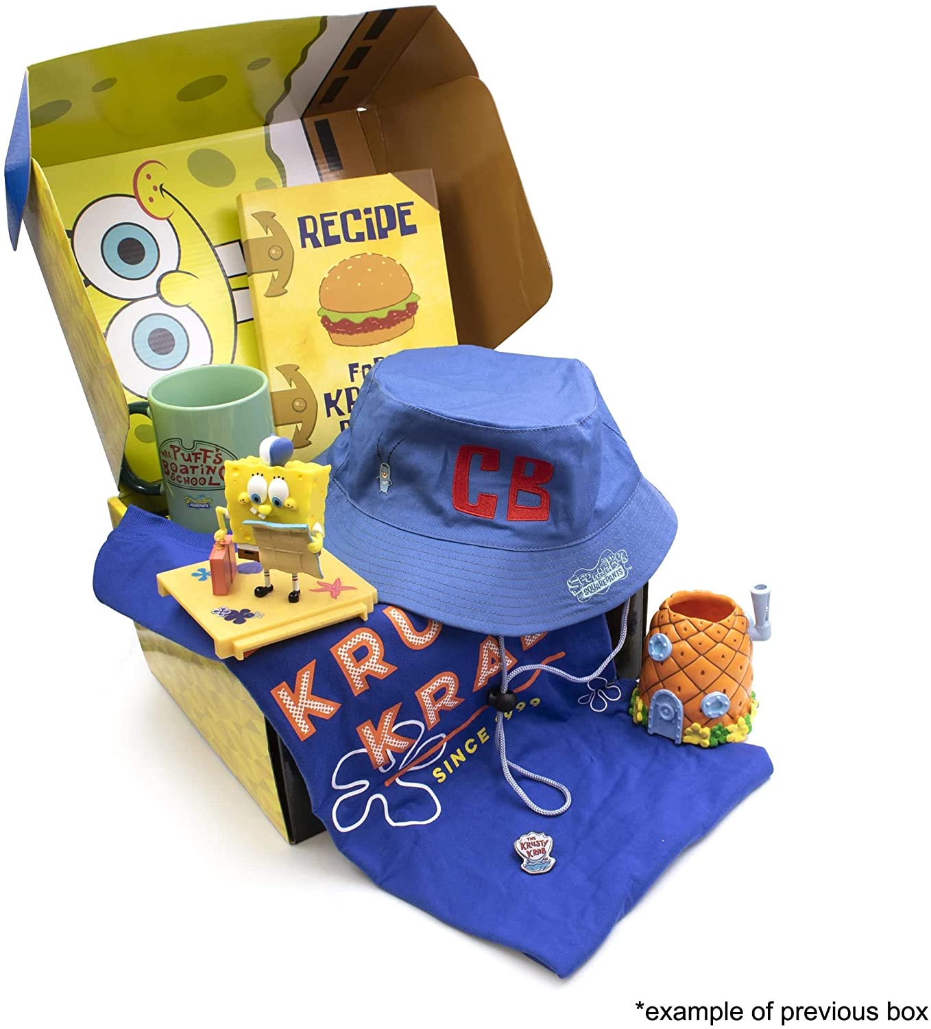 Bob Esponja Set Fondo De Bikini Caja Sorpresa