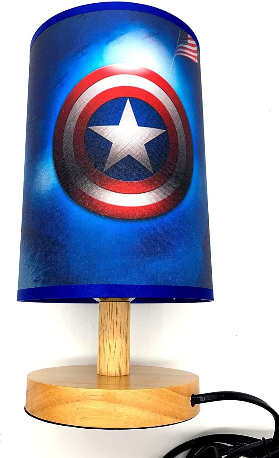 Marvel Capitan America Lampara Escritorio