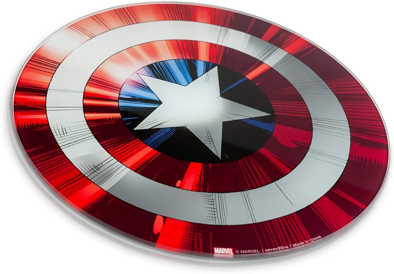 Marvel Escudo Capitan America Tabla Para Cortar Cocina