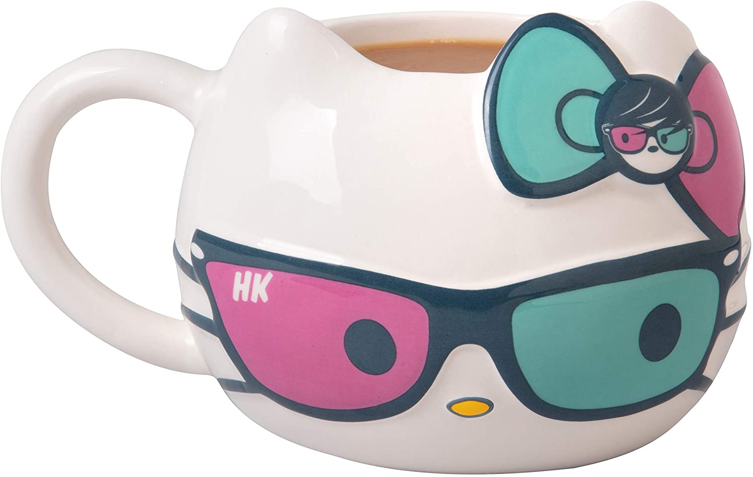Hello Kitty Taza Con Gafas