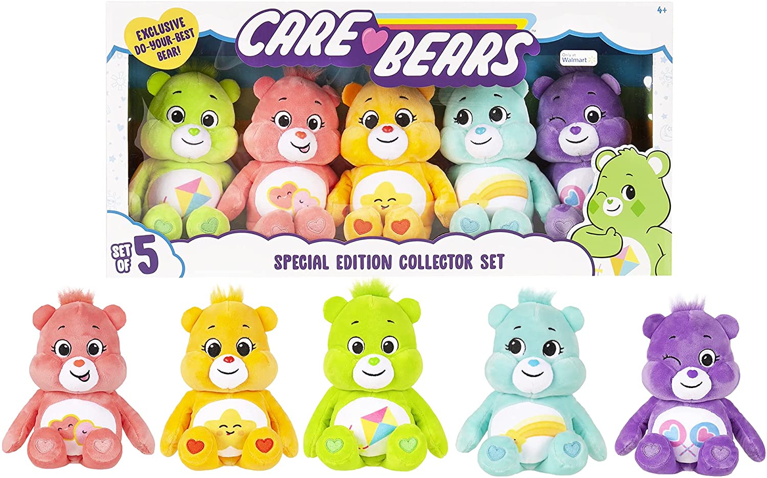 Ositos Cariñositos Care Bears Set De 4 Piezas Coleccionista
