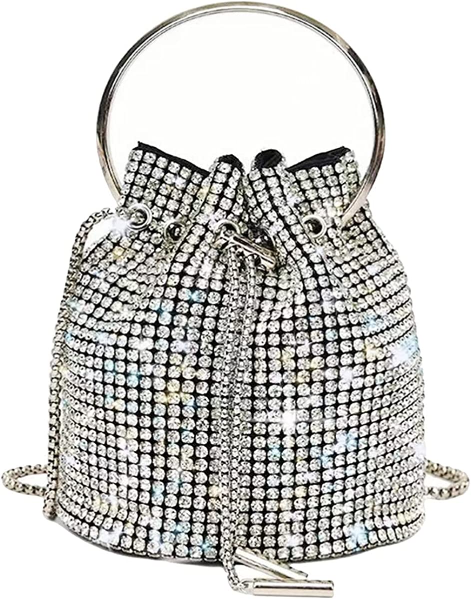 Bolsa Diamantes Dorakk Plateada