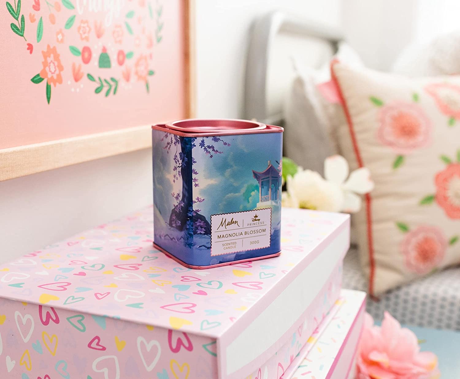Mulan Vela Aroma Flor De Magnolia Sakura