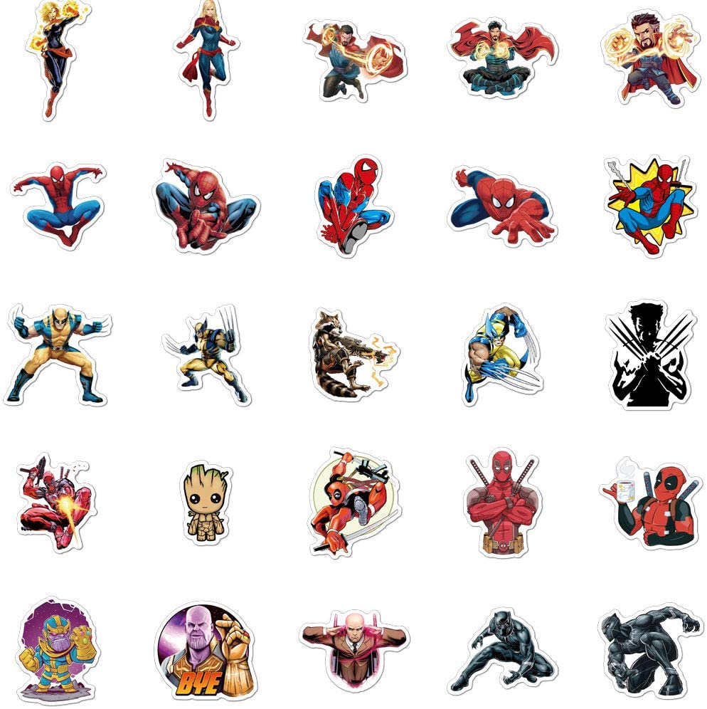 Avengers Marvel Set Calcamonias