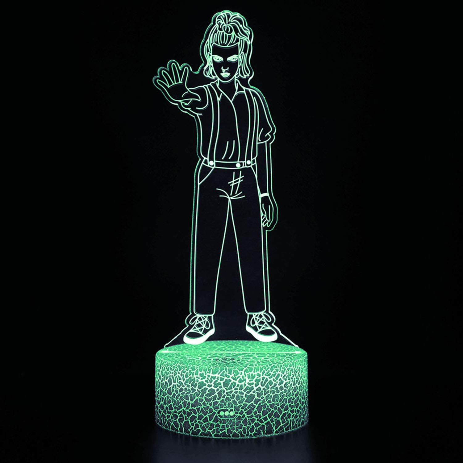 Stranger Things Eleven Lampara 3D Holografica Once
