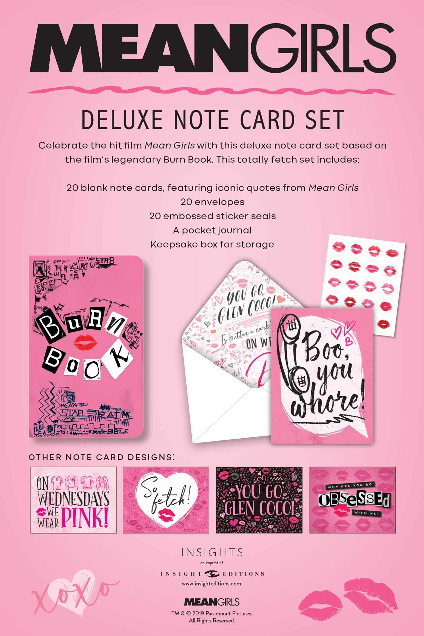 Mean Girls Chicas Pesadas Set De Cartas Oficina Deluxe