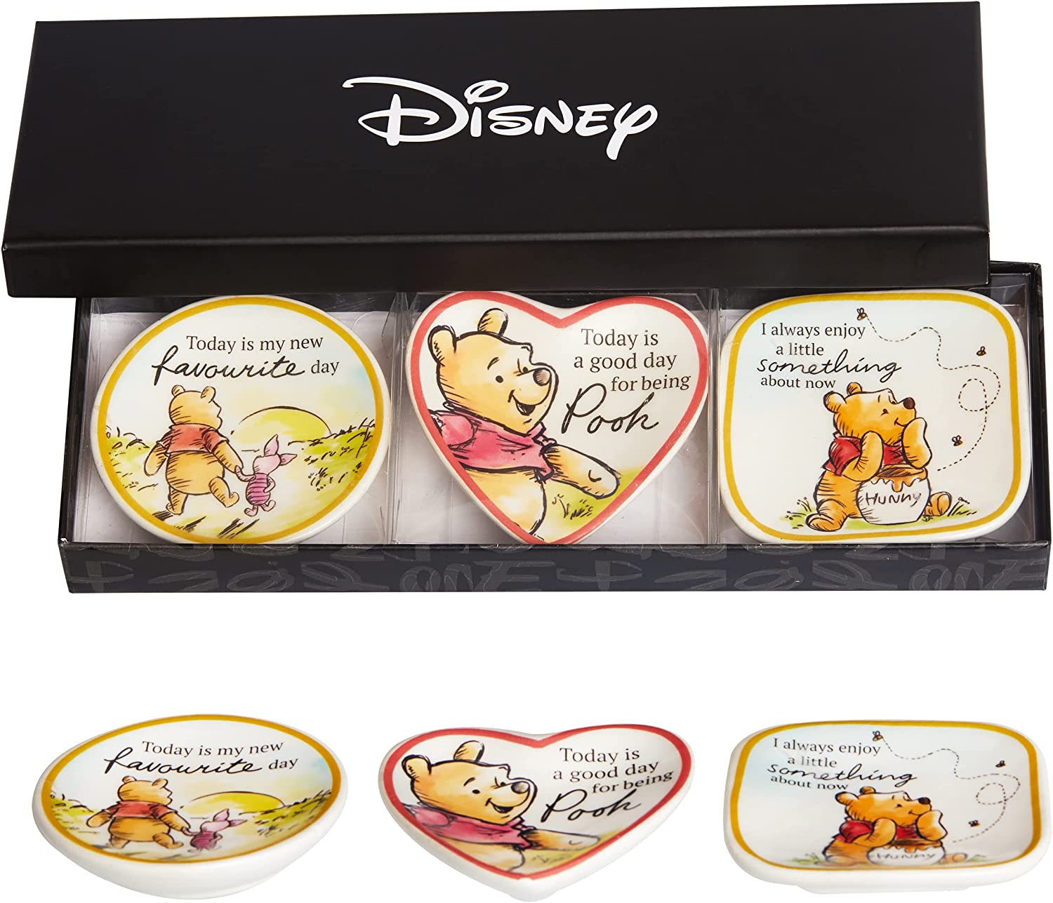 Winnie Pooh Set De Mini Platos Joyero