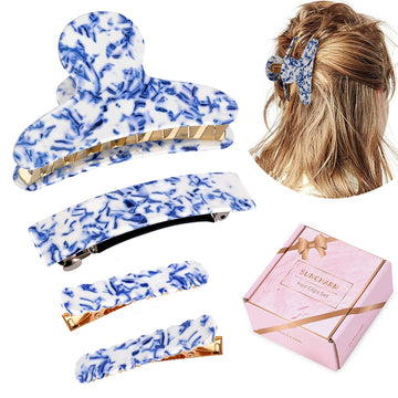 Set De Broches Cabello Tipo Porcelana