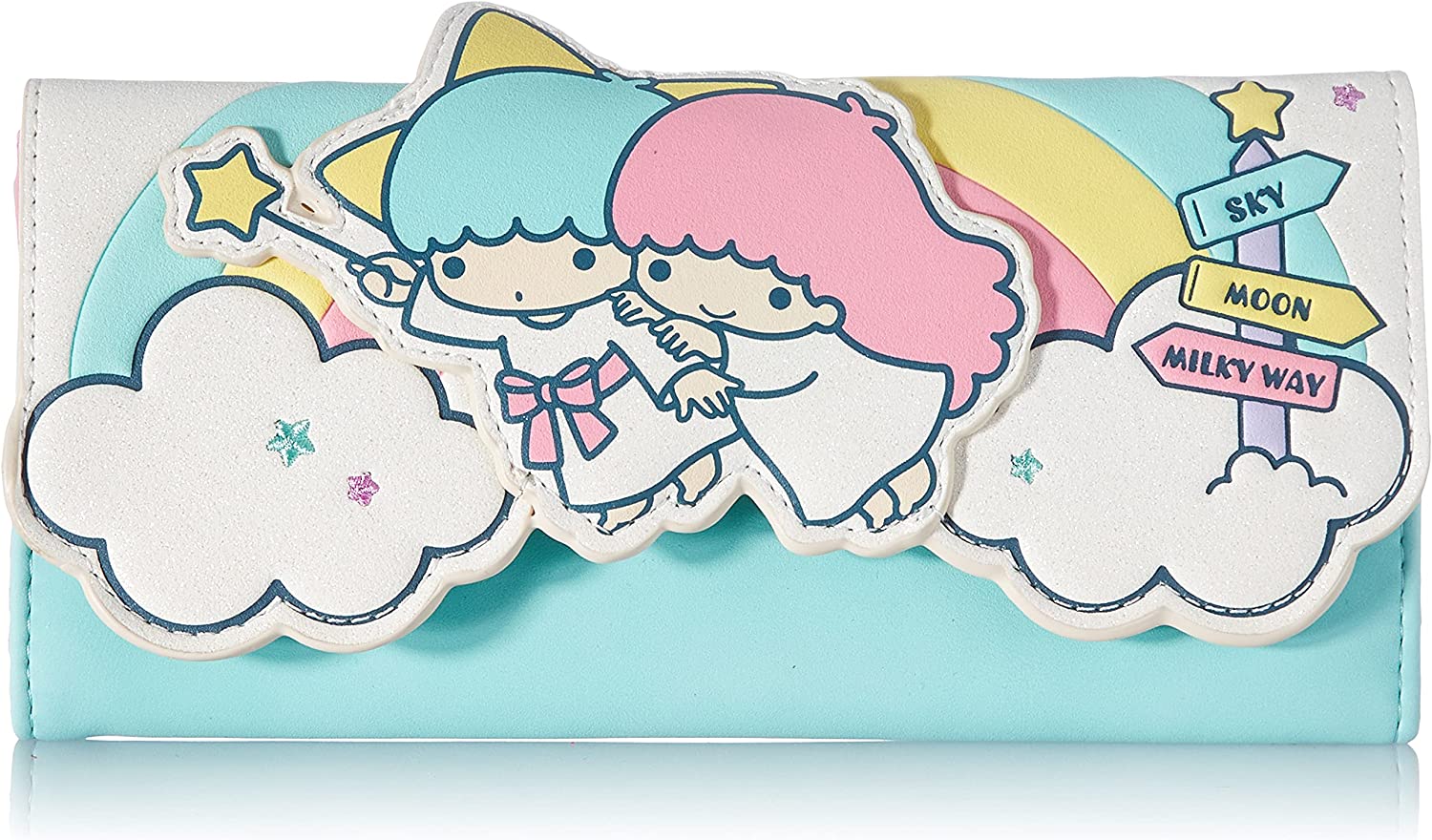 Sanrio Cartera Little Twin Star Arcoiris