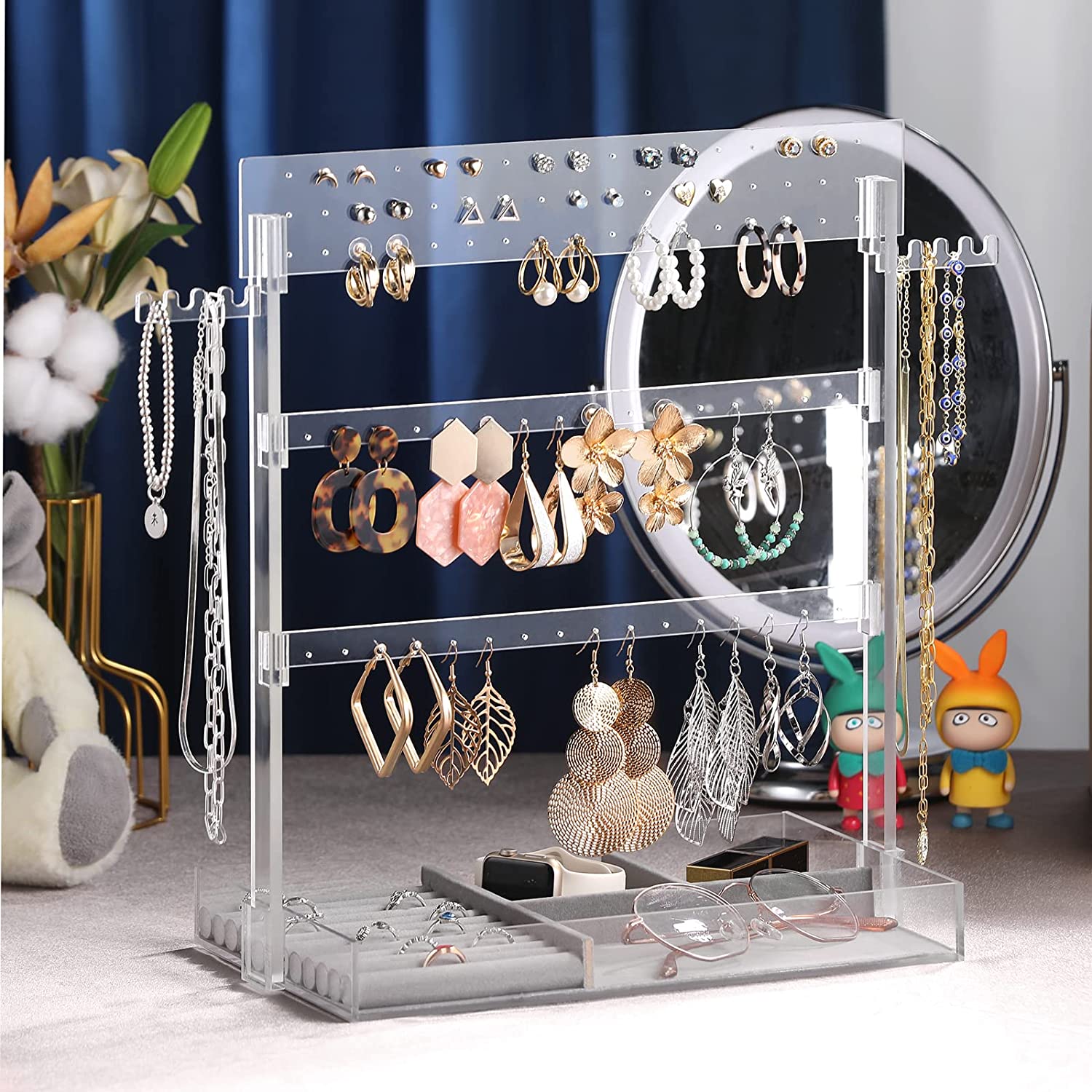 Joyero Organizador Aretes Acilico