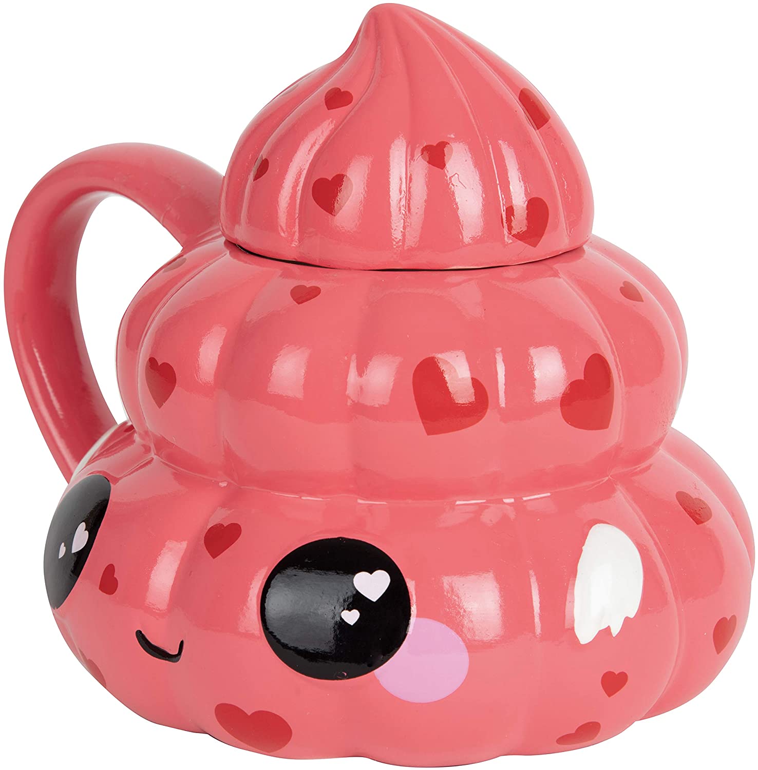 Taza Emoji Popo San Valentin Amor Pareja