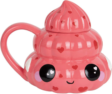 Taza Emoji Popo San Valentin Amor Pareja