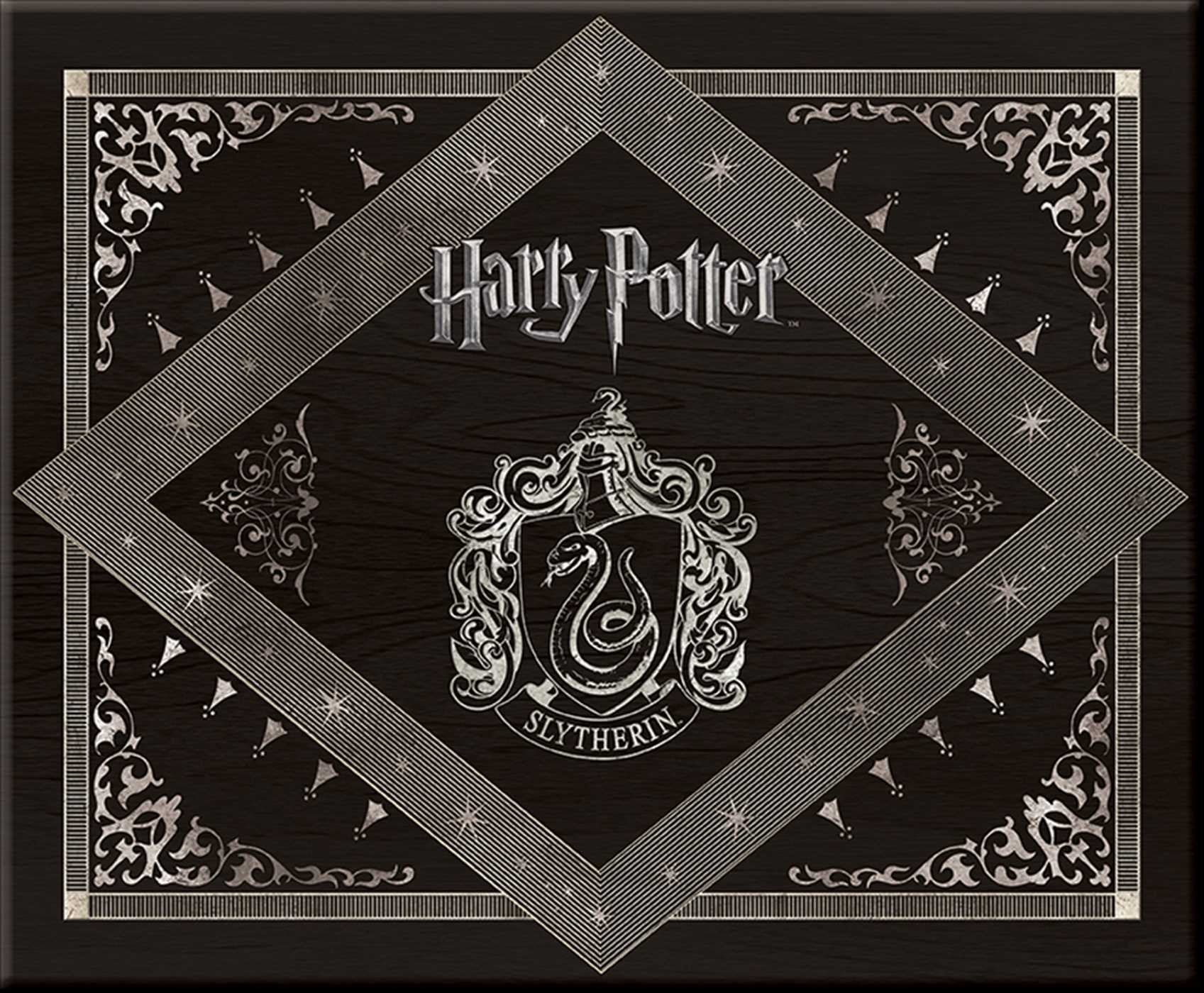 Harry Potter Slytherin Set De Cuaderno Y Sellos