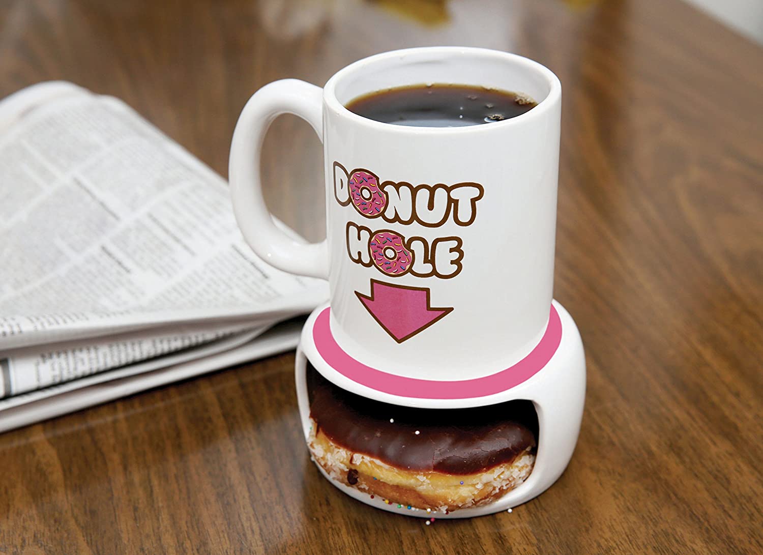 Taza Dona Con Espacio Para Postre Donut Hole