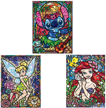 Diamond Painting Disney Lienzo 3 Piezas Cristal