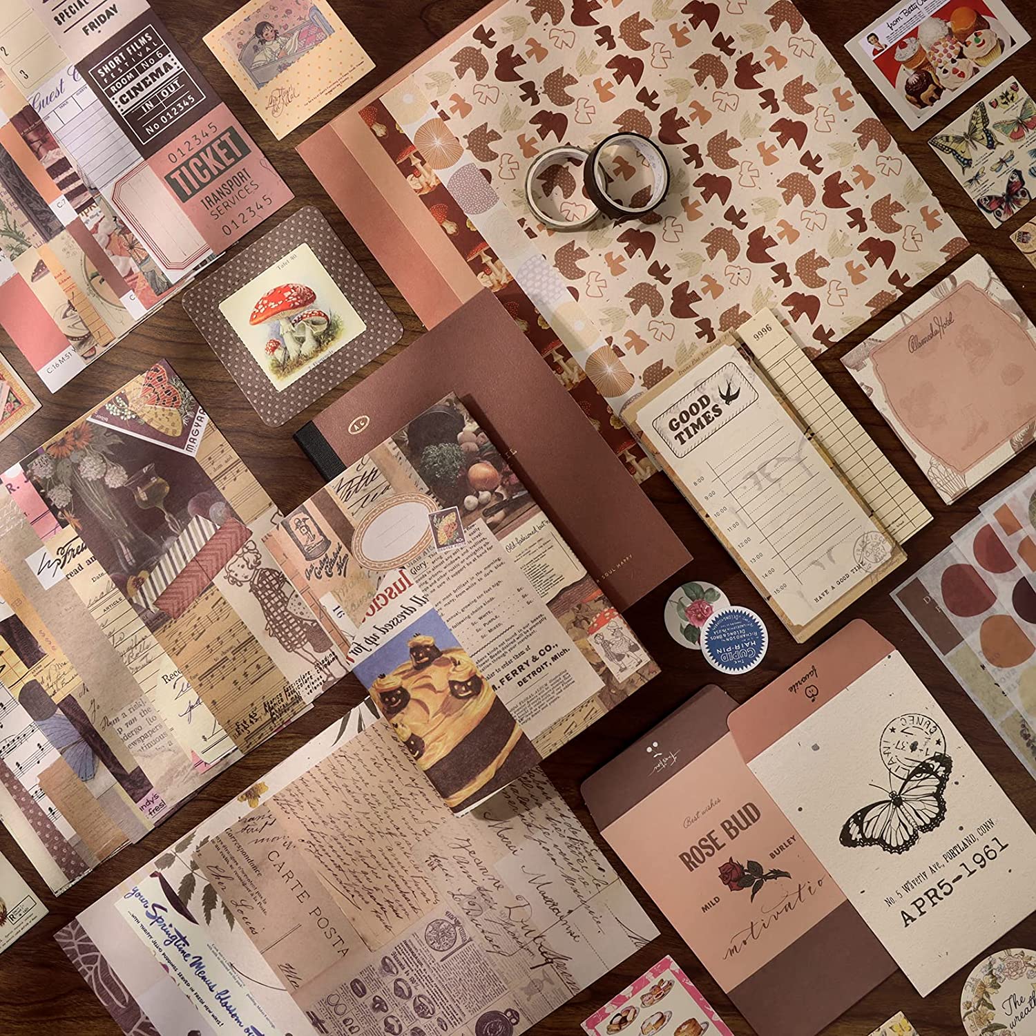 Set De Oficina Papeleria Vintage 346 Piezas