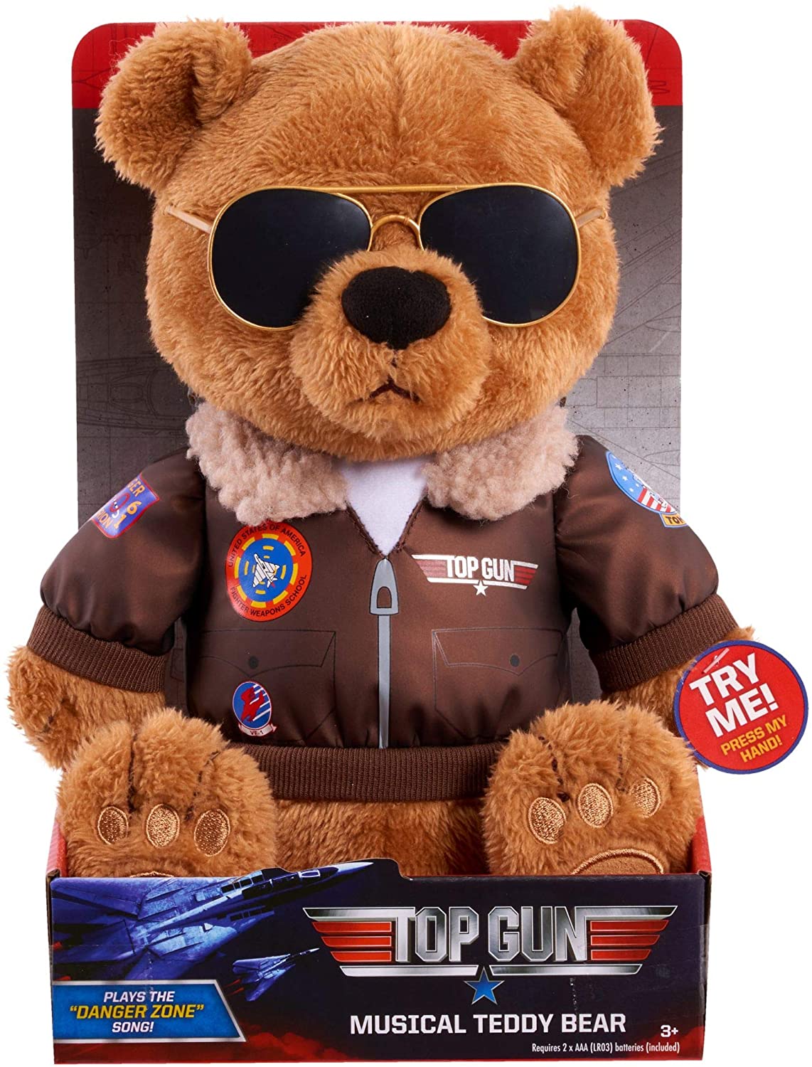 Oso Peluche Top Gun Aviador