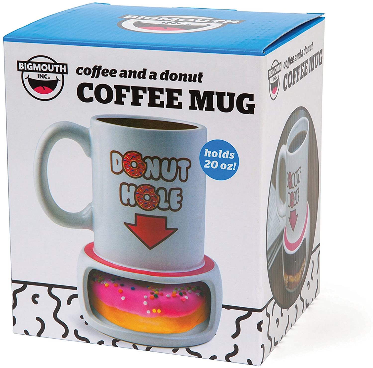 Taza Dona Con Espacio Para Postre Donut Hole