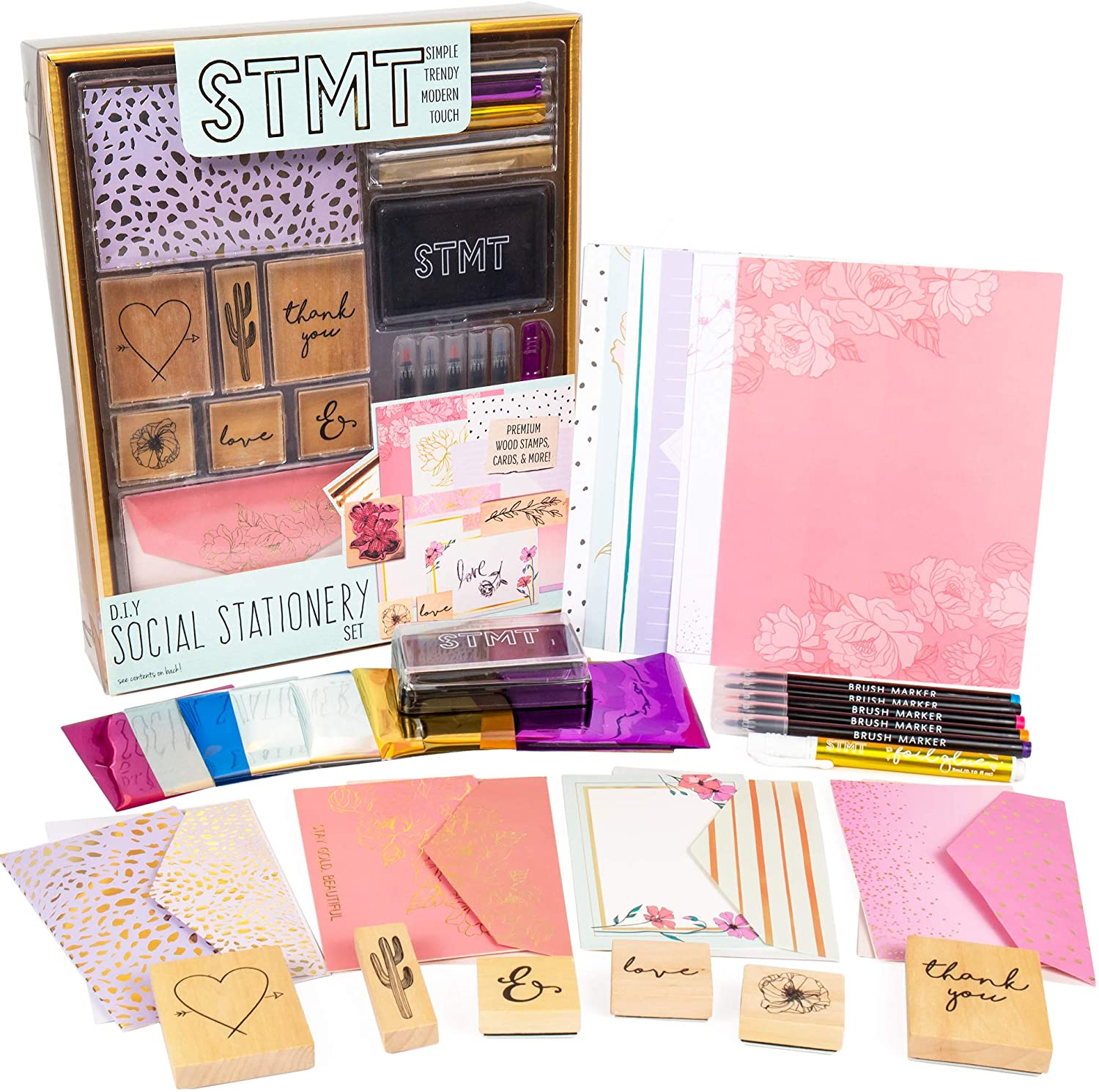 Set De Oficina Papeleria Con Sellos