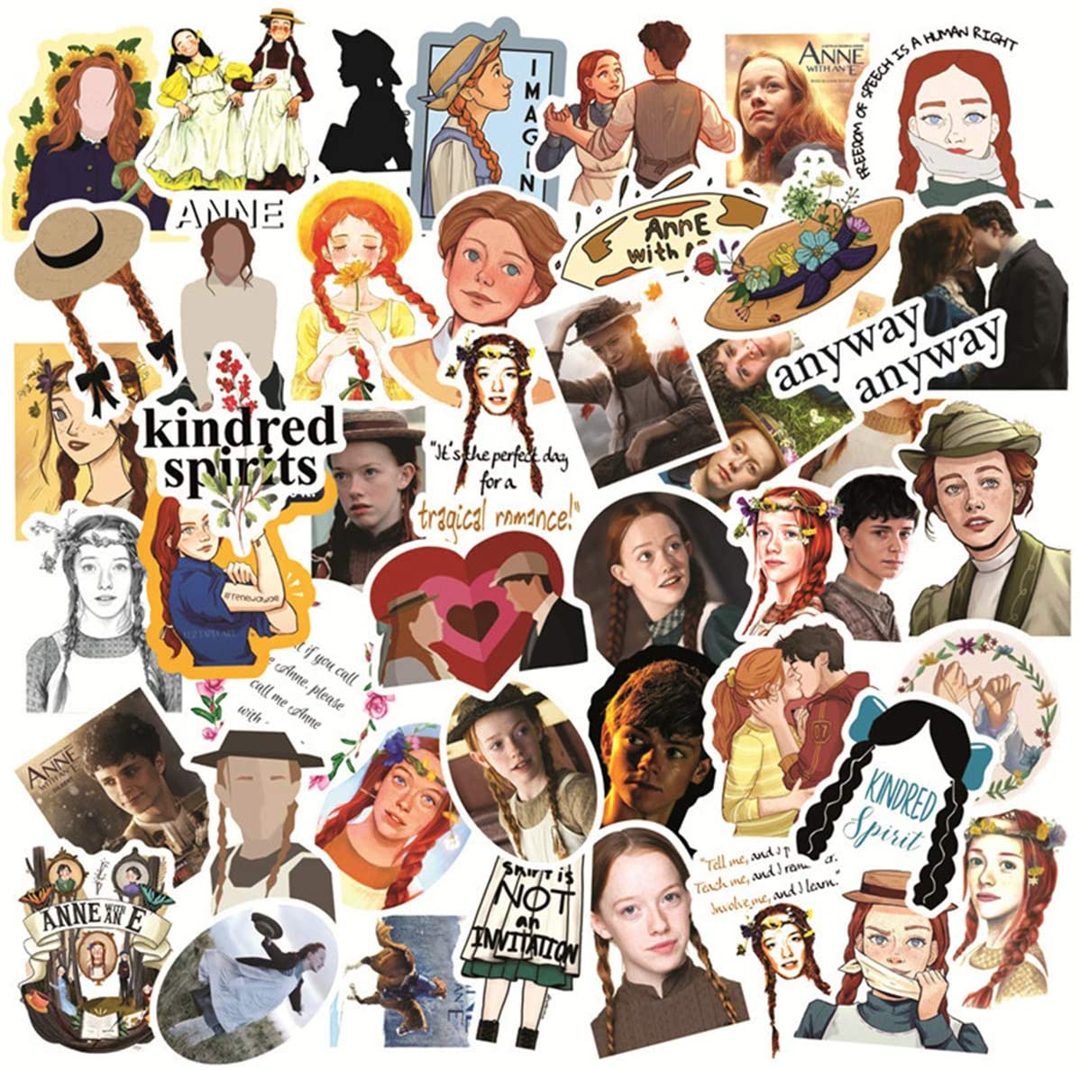 Anne With An E Set De Calcamonias