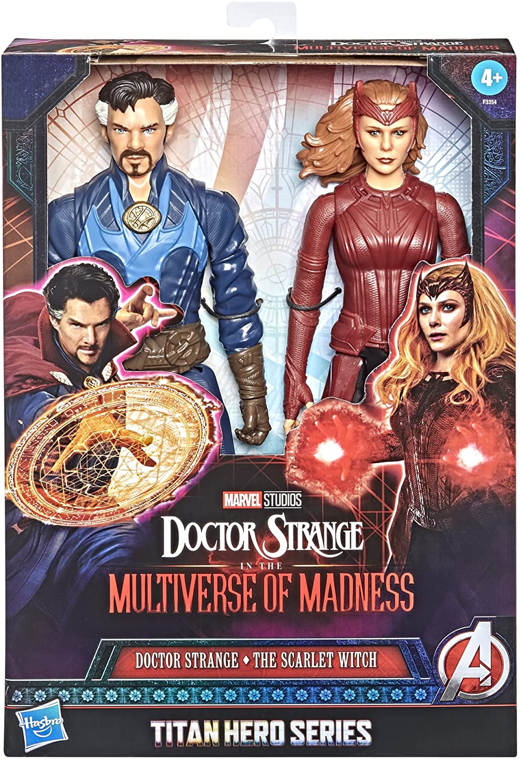 Marvel Doctor Strange Y Bruja Escarlata Set Figura Accion