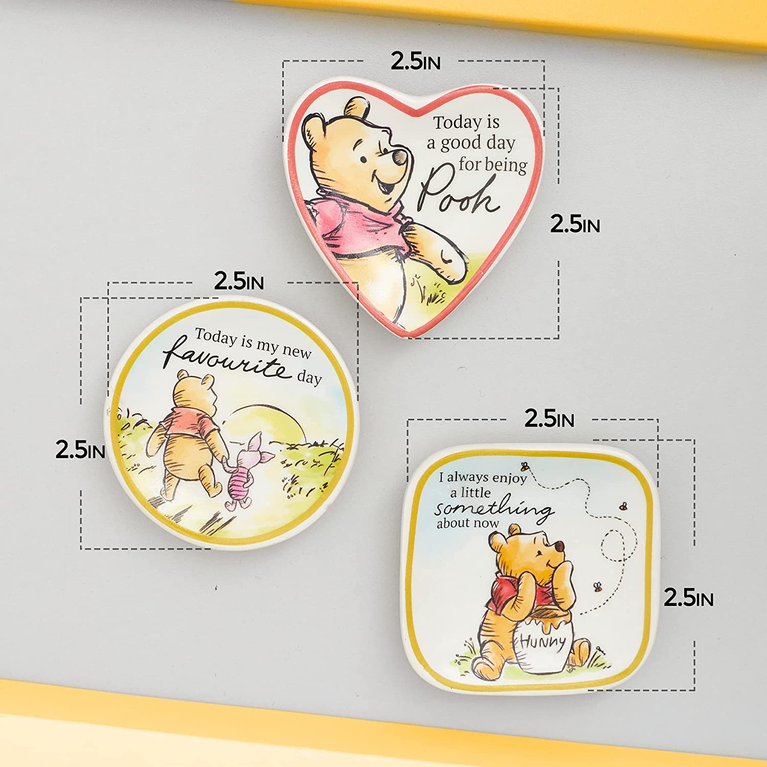 Winnie Pooh Set De Mini Platos Joyero