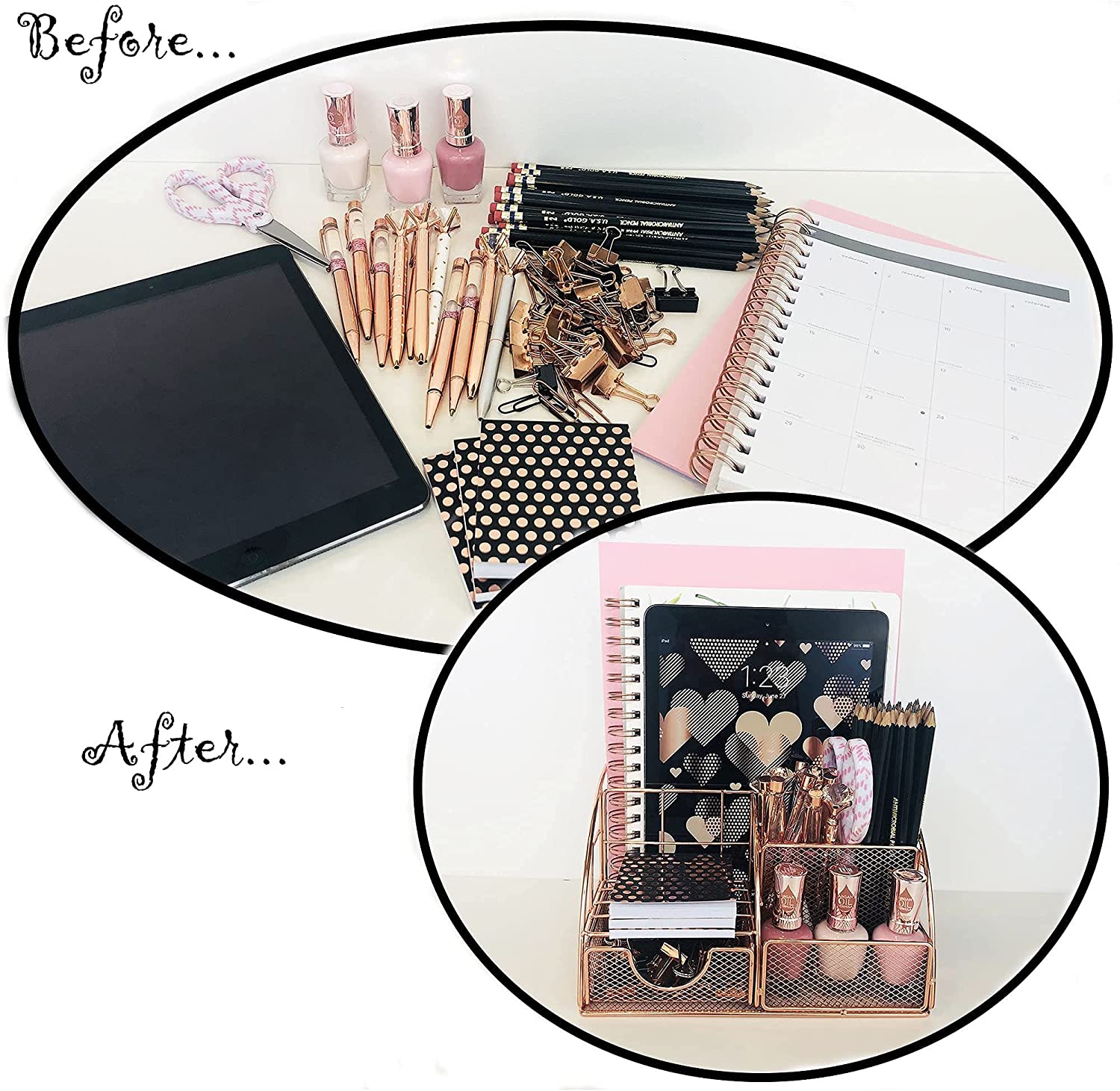 Set De Oficina Papeleria Organizador De Escritorio