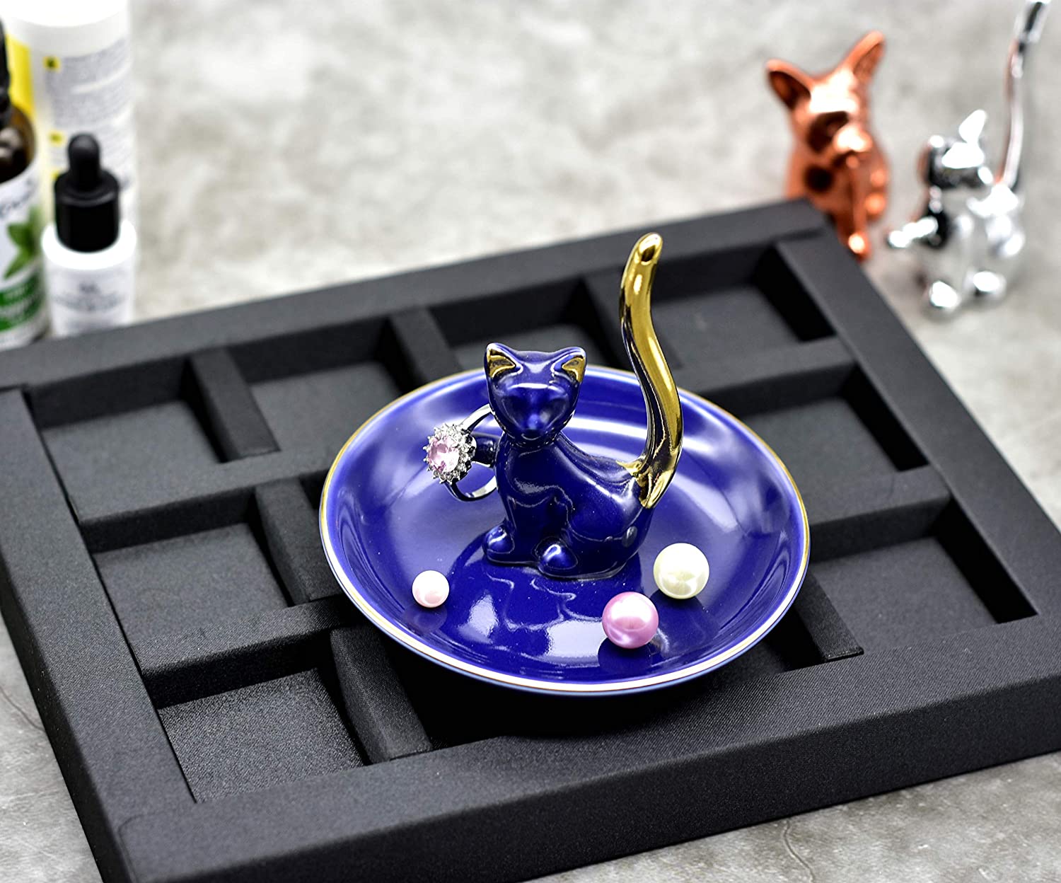 Joyero Gatito Morado