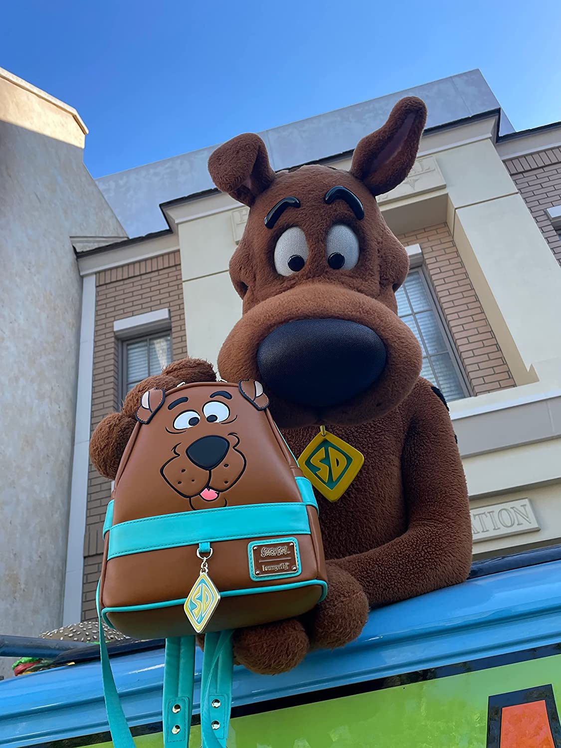 Scooby Doo Mochila Rostro Cosplay