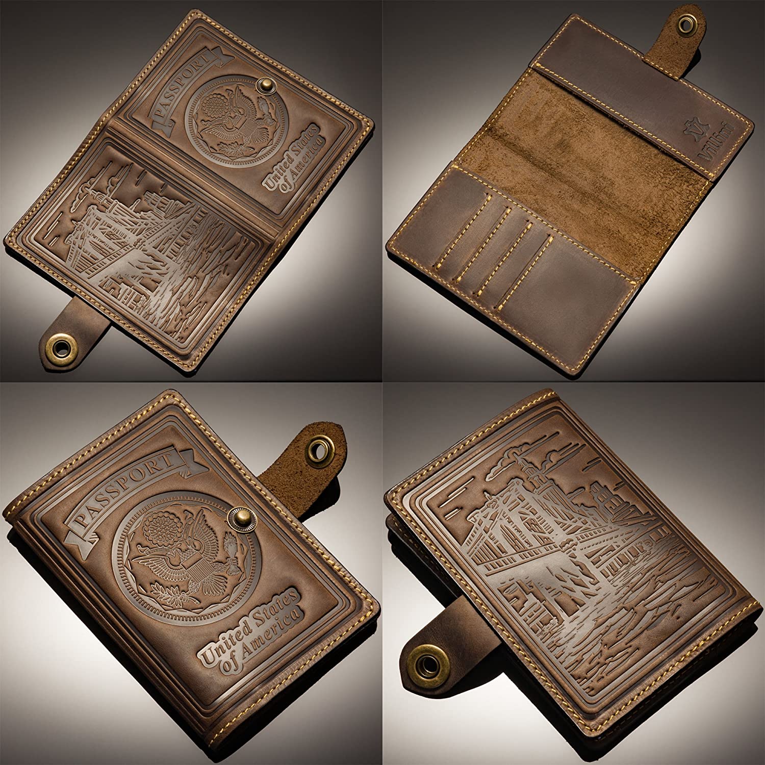 Porta Pasaporte Caballero Cartera