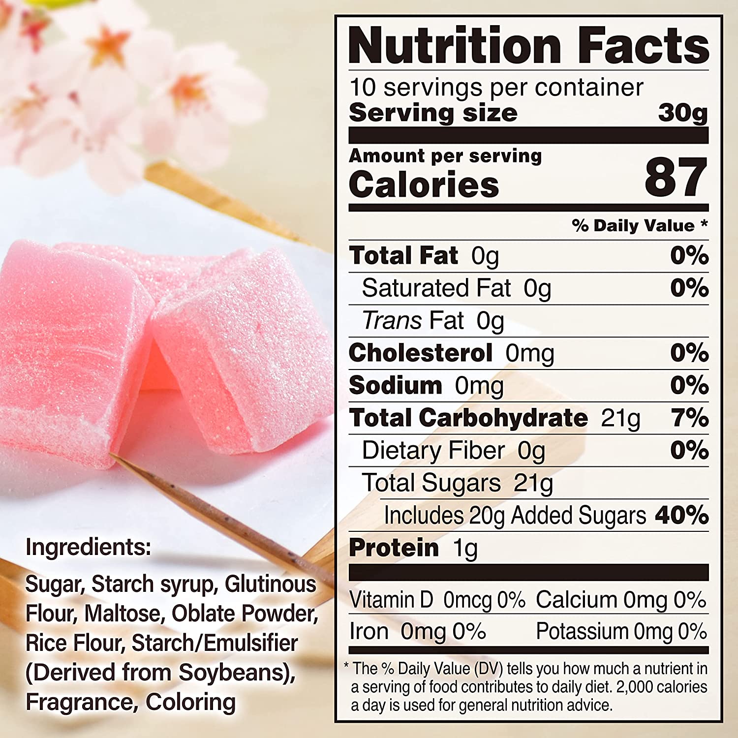 Caramelos Japoneses Mochi Sakura Flor De Cerezo