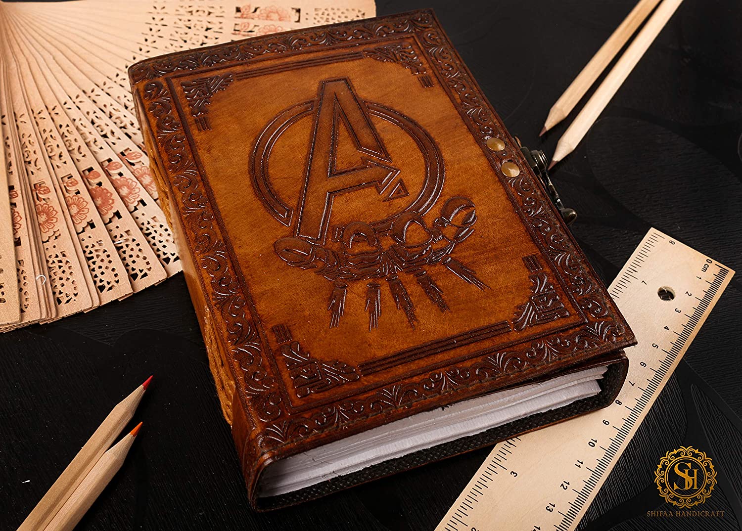 Avengers Marvel Cuaderno De Piel PRE ORDEN